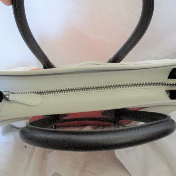 NEW CELINE PARIS ITALY Python Leather MINI LUGGAGE VERMILLON Tote Bag  NWT - Picture 9 of 10